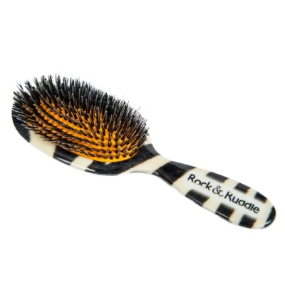 Afbeelding van Rock &amp; Ruddle Premium haarborstel Africa Zebra klein natuurlijk haar topkwaliteit