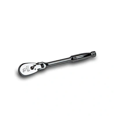 Afbeelding van Capri Tools 1/4 inch schijf laag profiel flex head ratel, echte 72 tanden, 5 graden zwenkboog, 180 (CP12100FX)