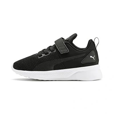 Afbeelding van Puma Flyer Runner Unisex Hardloopschoenen neutraal voor kinderen, Maat: 30, Black/white Textiel/ synthetisch