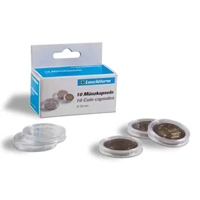 Afbeelding van Muntcapsules Rond geschikt voor munten Ø 43 mm.