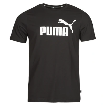 Afbeelding van Puma LOGO TEE Tshirt print, Heren, Maat: Small, Black