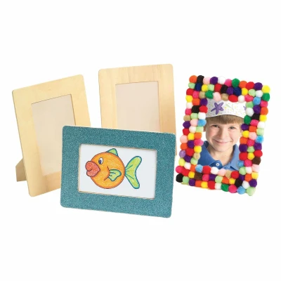 Afbeelding van Versier je eigen Houten Fotolijst, Set van 12