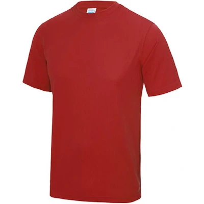 Afbeelding van Vegan T shirt met korte mouwen Cool &#039;Fire Red&#039; L