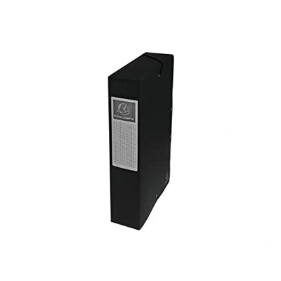 Afbeelding van Exacompta verpakking Rug: 60 mm. 8 Stuk zwart