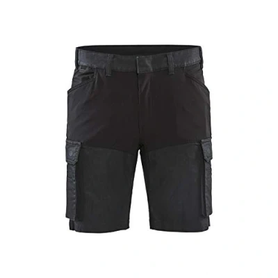 Afbeelding van Blaklader Service short met stretch 1437 1147 Marineblauw/Zwart C50