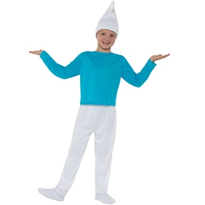 Afbeelding van Funidelia Smurfen Kostuum voor meisjes en jongens The Smurfs &amp; Tekenfilms kinderen Accessoire verkleedkleding rekwisieten Halloween, carnaval feesten Maat 7 9 jaar