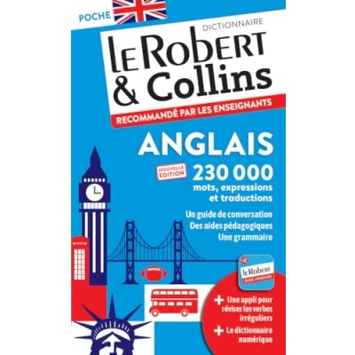 Afbeelding van Dictionnaire Le Robert &amp; Collins Poche anglais et sa version numérique à télécharger PC Nouvelle édition