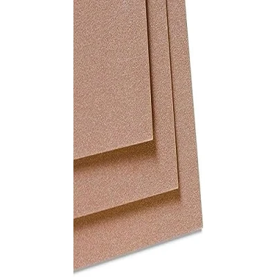 Afbeelding van Clairefontaine 296011C Pastelmat papier, 5 vellen, speciale kaart voor droge pastels, 70 x 100 cm, 360 g, bruin