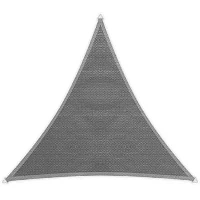 Afbeelding van Windhager Sunsail ADRIA driehoek graniet, zonnezeil, zonwering, uv bescherming, weerbestendig en ademend, 3,6 x m (gelijkbenig), 10967