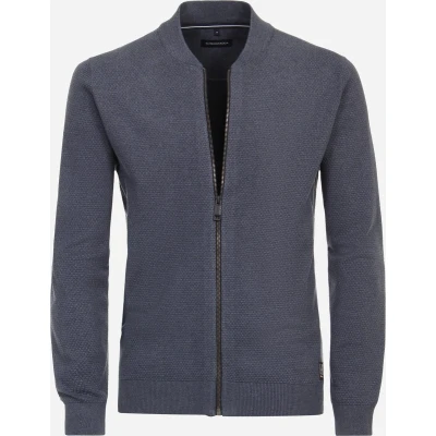 Afbeelding van Casa Moda vest heren blauw effen