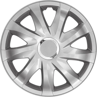 Afbeelding van NRM DRIFT wieldoppen 16&quot; Set van 4 stuks zilver
