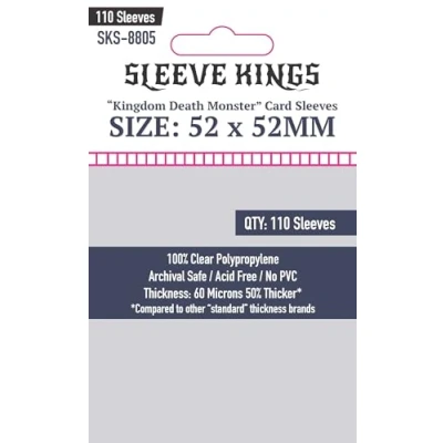 Afbeelding van Sleeve Kings Kingdom Death Monster Card Sleves (52 X 52mm) 110 Pakket, 60 Microns