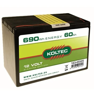 Afbeelding van Batterij 12 Volt 690 Wh 60 Ah Alkaline