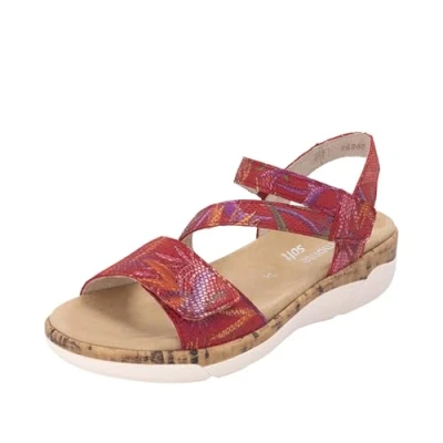 Afbeelding van Remonte Dames R6860 riempjessandalen, Meerkleurig, 39 EU, EU