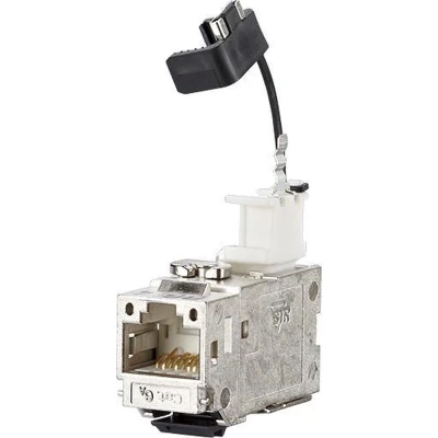 Afbeelding van Metz Connect 130B23 E RJ45 inbouwmodule Keystone CAT 6A