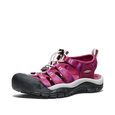 Afbeelding van KEEN Newport H2 sandalen voor dames, Beaujolais/Star White, 5.5 UK, Beaujolais Ster Wit, 38.5 EU