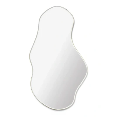 Afbeelding van Ferm LIVING Pond Large wandspiegel Zwart