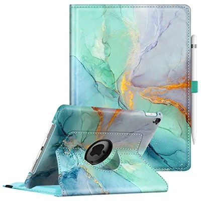 Afbeelding van Fintie Case voor iPad Pro 9.7 2016 Release A1673/A1674/A1675 360 graden draaibare standaard beschermhoes met slimme cover auto slaap/waakfuncti (Z Smaragdgroen)