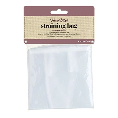 Afbeelding van KitchenCraft Home Made Zeefdoek, Kaasdoek, 30 cm, Polyester Wit