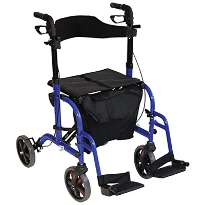 Afbeelding van Aidapt rolstoel rollator blauw