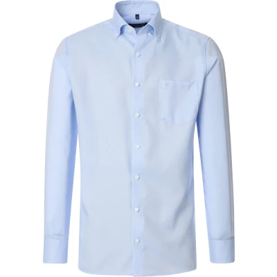 Afbeelding van Casamoda Comfort FIT Langarm Overhemd, Heren, Maat: 40, Blau