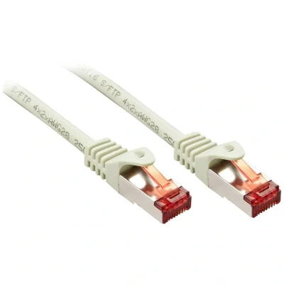 Afbeelding van LINDY 47343 RJ45 Netwerkkabel, patchkabel CAT 6 S/FTP 1.50 m Grijs 1 stuk(s)