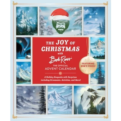 Afbeelding van The Joy of Christmas with Bob Ross: Official Advent Calendar (Featuring Bob&#039;s Voice!) : A Holiday Keepsake Surprises including Ornaments, Activities, and More!
