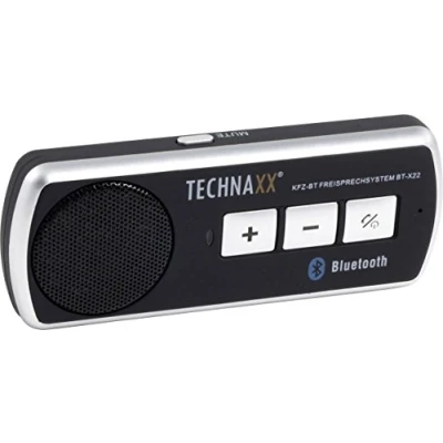 Afbeelding van Technaxx BT X22 Bluetooth handsfree set Max. gesprekstijd 20 uur Zwart