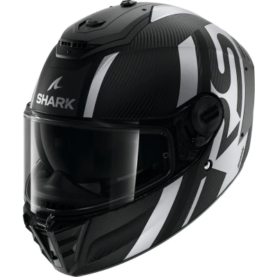 Afbeelding van Shark Spartan RS Carbon Shawn Mat Zwart Zilver DKS Integraalhelm S
