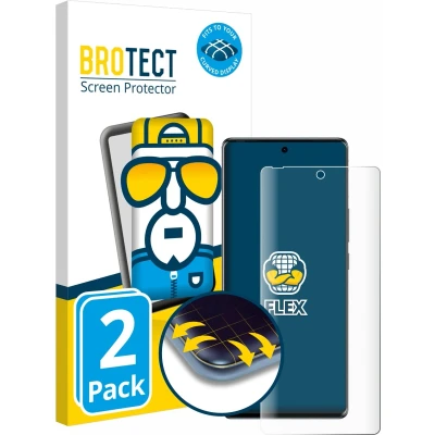 Afbeelding van BROTECT Full Cover Screen Protector voor Tecno Spark 20 Pro Plus (2 Stuks) Schermbeschermer, 3D Curved