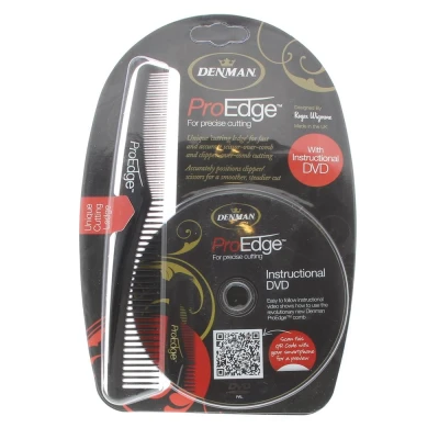 Afbeelding van Denman Pro Edge Knipkam Zwart + DVD