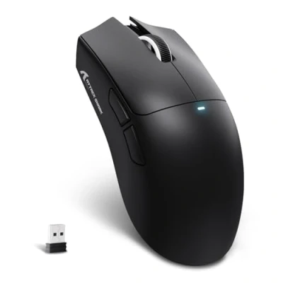 Afbeelding van MAMBASNAKE X ATTACK SHARK X11SE Draadloze Gamingmuis Tot 22000 DPI,PixArt PAW3311 sensor,BT/2.4G/Bedraad,59g lichtgewicht, 2000W klikken,40G acceleratie,lange batterijduur,driver support,Win/Mac Zwart