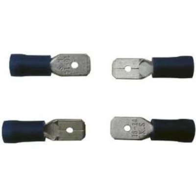 Afbeelding van Skandia kabelschoen vlaksteker blauw 10 stuks