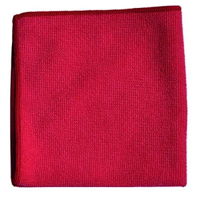 Afbeelding van Diversey 7524115 Taski My Micro herbruikbare microvezeldoek, 36 cm x cm, rood (verpakking van 20)