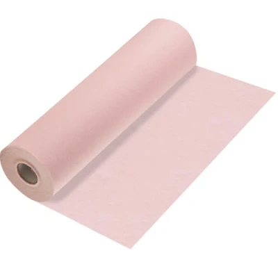 Afbeelding van 100%Mosel tafelloper vlieseline in lichtroze (30 cm x 25 m), elegante tafeldecoratie voor verjaardagen en bruiloften, kleurrijke versiering speciale gelegenheden