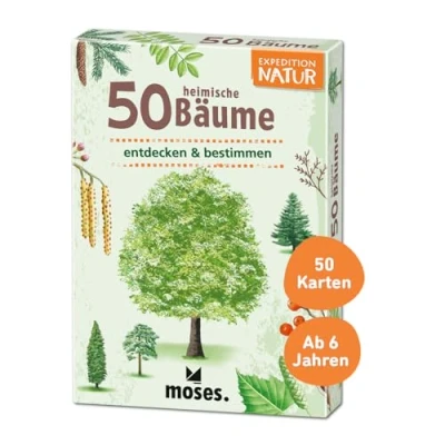 Afbeelding van Moses MOS09716 Expeditie Natuur &quot;50 inheemse bomen&quot;, voor 1 of meer spelers, vanaf 10 jaar (DE editie) (Duits)