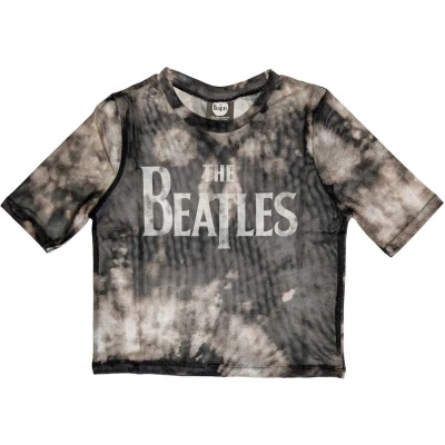 Afbeelding van The Beatles Drop T Logo Crop top M Zwart