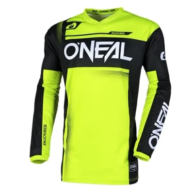 Afbeelding van Oneal Element Racewear Motorcross Jersey, zwart geel, afmeting XL voor man