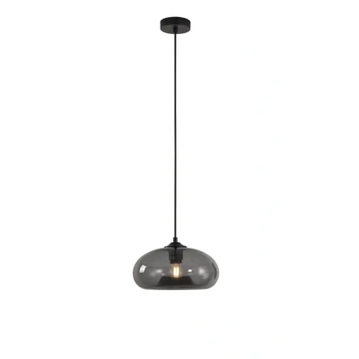 Afbeelding van Artdelight Hanglamp PARADISE grijs glas HL GR