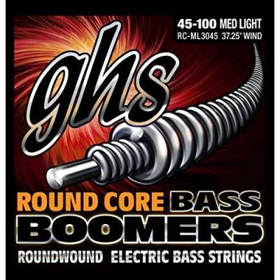 Afbeelding van GHS RC ML3045 Round Core Bass Boomers medium light snarenset bas