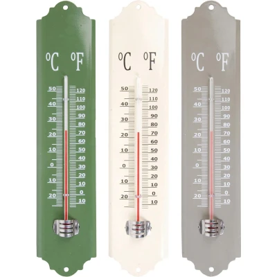 Afbeelding van Metalen thermometer kleurkeuze