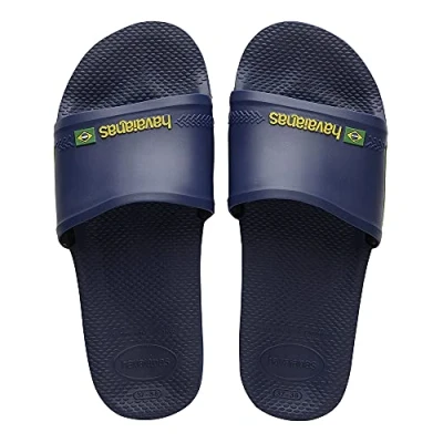 Afbeelding van Havaianas uniseks volwassene Slide Old Brasil, marineblauw , 33/34 EU