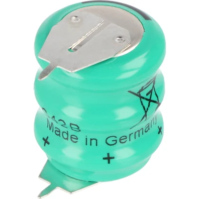Afbeelding van Varta 3 / V80H kolom 3,6 volt 70 mAh met 1er printcontact op +/
