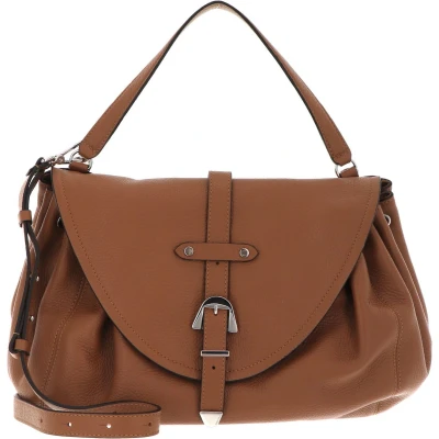 Afbeelding van COCCINELLE Leren Schoudertas Alegoria Handbag Nocciola Lichtbruin