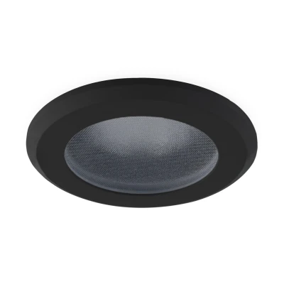 Afbeelding van LED Inbouwspot 7W, Zwart, Rond, 24D, Warm Wit, Waterdicht IP65