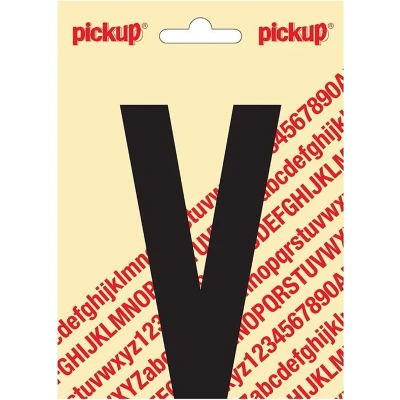 Afbeelding van Plakletters Zwart 120 MM V