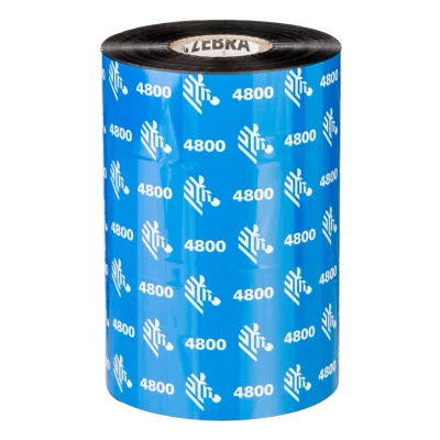 Afbeelding van Zebra 4800 hars ribbon 04800BK13145 131mmx450m
