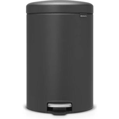 Afbeelding van Brabantia newIcon pedaalemmer 20 liter met kunststof binnenemmer Mineral Infinite Grey