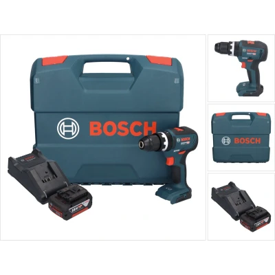 Afbeelding van Bosch GSB 18V 55 Professionele accu klopboormachine 18 V Nm borstelloos + 1x oplaadbare 5.0 Ah lader koffer
