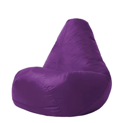 Afbeelding van Bean Bag Bazaar Gamingstoel voor kinderen, binnen en buiten, paars, 69 cm x 59 cm, groot, 1 pak
